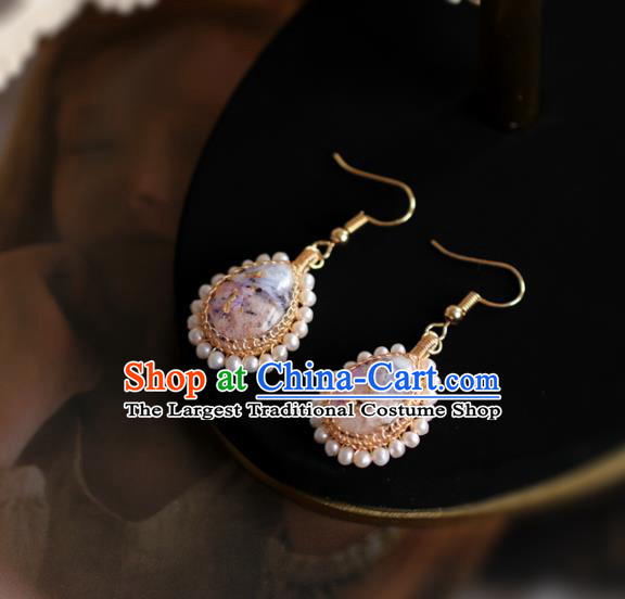 Princess Handmade Pearls Earrings Fashion Jewelry Accessories Classical Eardrop for Women