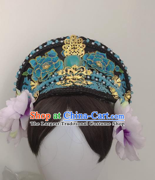 Royal Love in the Palace Chinese Traditional Qing Dynasty Queen Ruyi Hair Accessories Drama Ancient Empress Hat Headwear