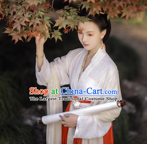 China Ancient Imperial Consort Clothing Song Dynasty Court Woman Historical Costume Traditional Palace Hanfu Dress