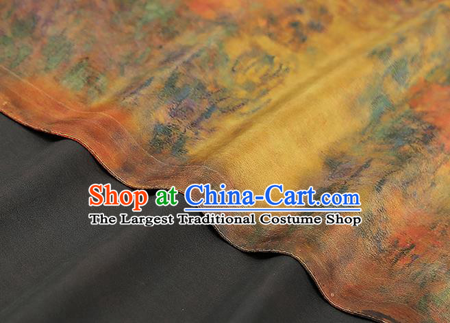 Chinese Qipao Dress Tapestry Cloth Traditional Gambiered Guangdong Gauze Fabric Classical Pattern Silk Drapery