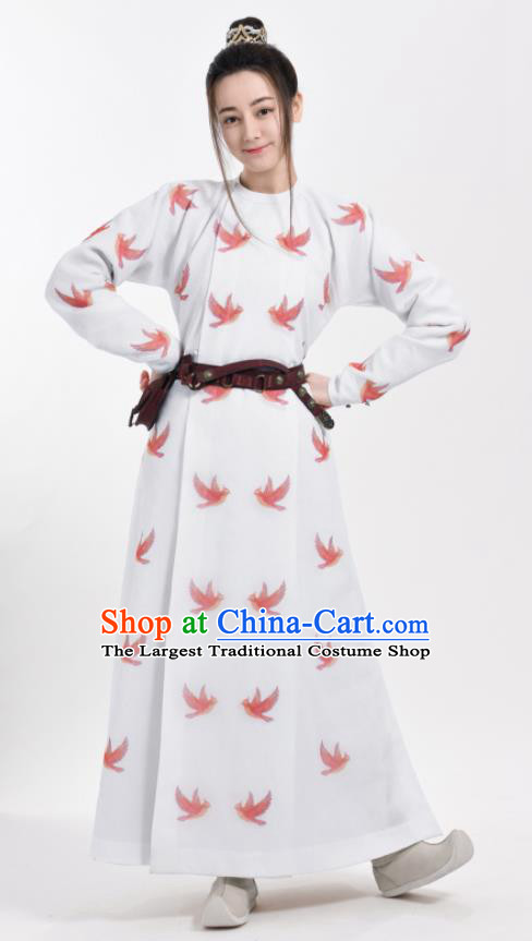 Chinese Ancient Princess Garment Costumes Traditional Swordswoman Apparels Drama The Long Ballad Li Chang Ge Clothing