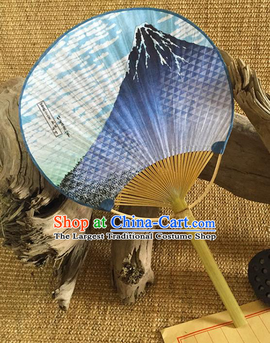 Asian Classical Dance Fan Japan Printing Paper Fan Handmade Bamboo Fans
