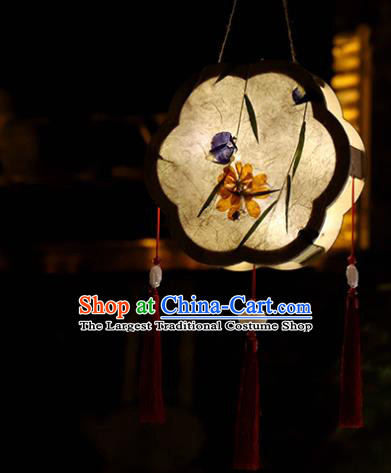 China Traditional Spring Festival Palace Lantern Handmade New Year Decoration Parchment Begonia Hanging Lamp