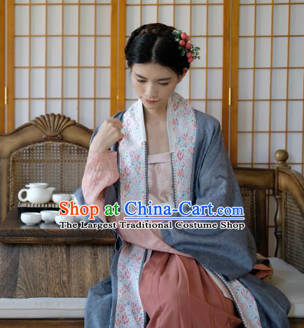Traditional China Song Dynasty Imperial Concubine Historical Clothing Ancient Nobility Woman Hanfu Dress Costumes