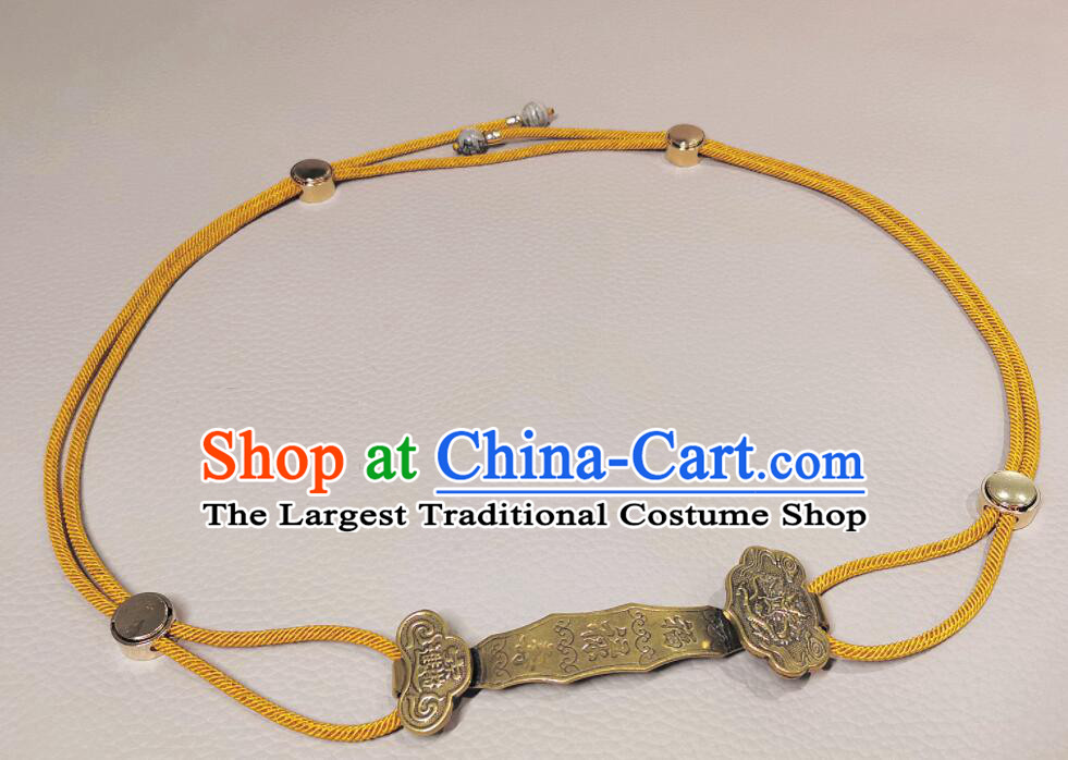 Chinese Cloak Hook Belt Clasp Top Handmade Metal Button Accessoriy