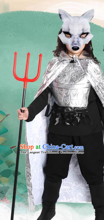 Halloween Cosplay Costume China TV Series Journey to the West White Fox Monster Clothing