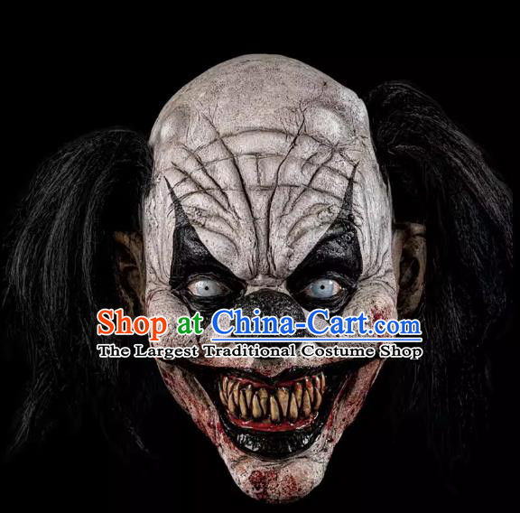 Top Cosplay Joker Prop Halloween Comic Mask Fancy Ball Horrific Clown Headwear