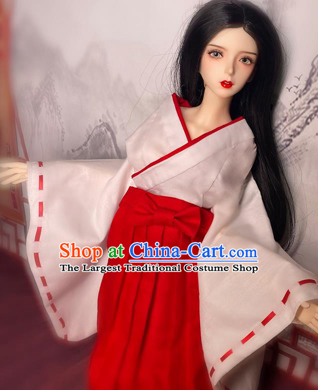 Top Super Dollfie Clothing Customize Kikyo Witch Kimono Handmade BJD Doll Costume