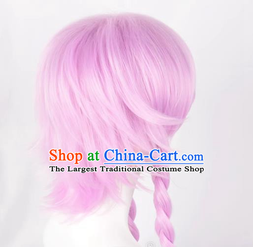 King Pesticide Yaoyuan Leather Deer Spirit Shou Xin Cos Wig Cute Girl Hair Accessory Fantasy Pink Fake Hair