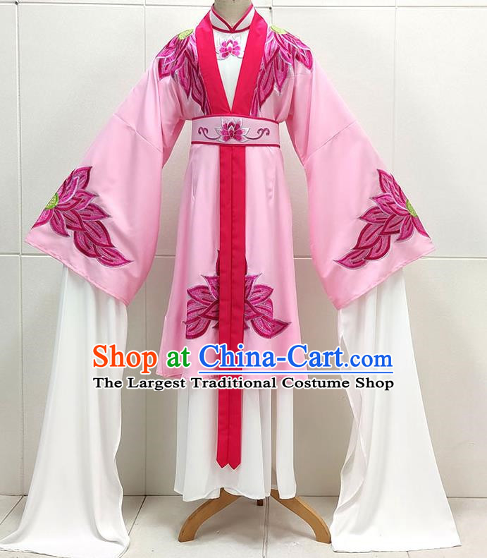 Drama Costumes Ancient Costumes Yue Opera Huangmei Opera Costumes Gezi Opera Chaozhou Opera Hua Dan Long Water Sleeves Embroidered Nun Clothes