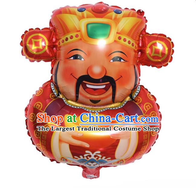 Chinese Opera God of Wealth Balloon New Year Mylar Balloon