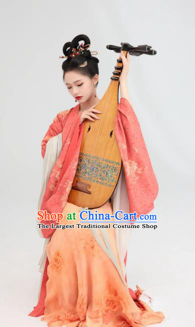 Chinese Song Dynasty Historical Costumes Ancient Geisha Clothing TV Series A Dream of Splendor Pipa Master Song Yin Zhang Dresses