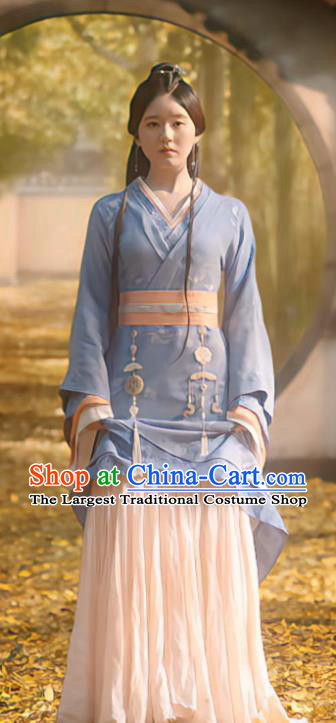 Chinese Han Dynasty Noble Lady Clothing TV Series Love Like The Galaxy Cheng Shaoshang Ancient Princess Garment Costumes