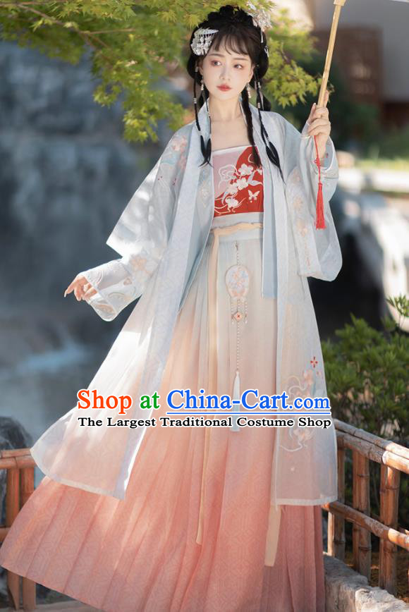 Tang Dynasty Women's Clothing Hanfu Qixiong Ruqun Dress - Fashion