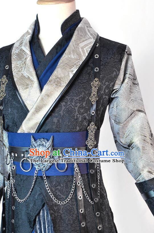 Chinese Ancient Swordsman Clothing Cosplay Mo Ran Knight Kawaler Costumes