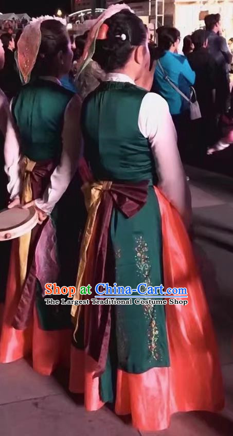 Korean Dance Hanbok Hand Drum Dance