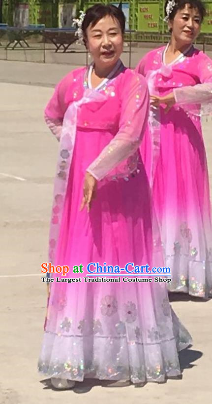 Korean Ethnic Group Dance Dress Stage Performance Clothing
