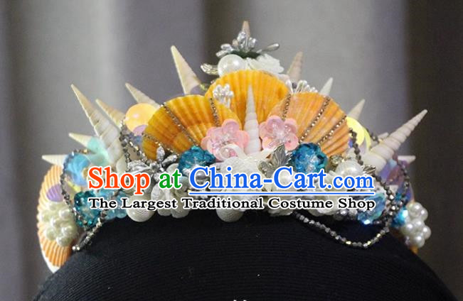 Natural Shell Mermaid Crown Series Fantasy Mermaid Crown Headwear