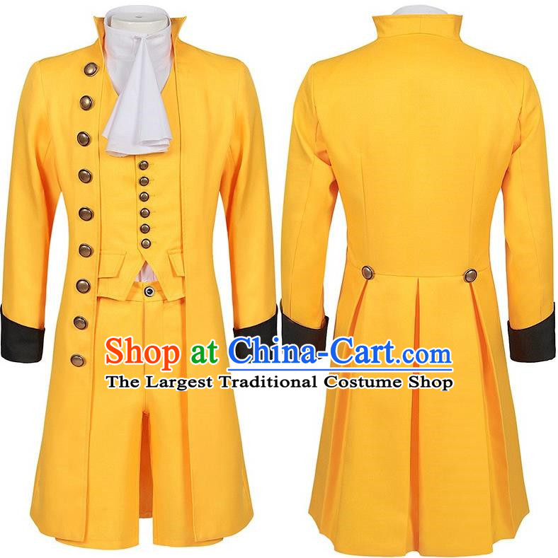 British Gentleman Costume Long Suit European And American Stage Play Men Classic Dress Windbreaker Shorts Large Size