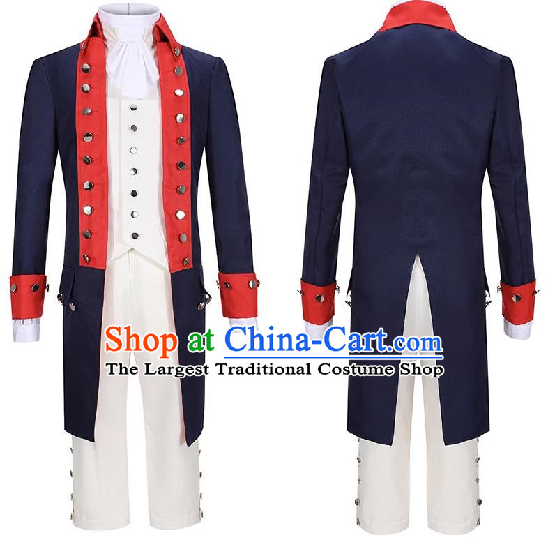 Medieval European Prince Costume Suit Male And Female Cosplay Royal Family Member Evening Dress Studio Stage Outfit