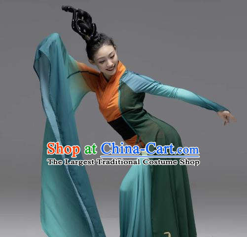 Classical Dance Wide Sleeve Clothing Chinese Style Examination Han And Tang Costume Performance Clothing