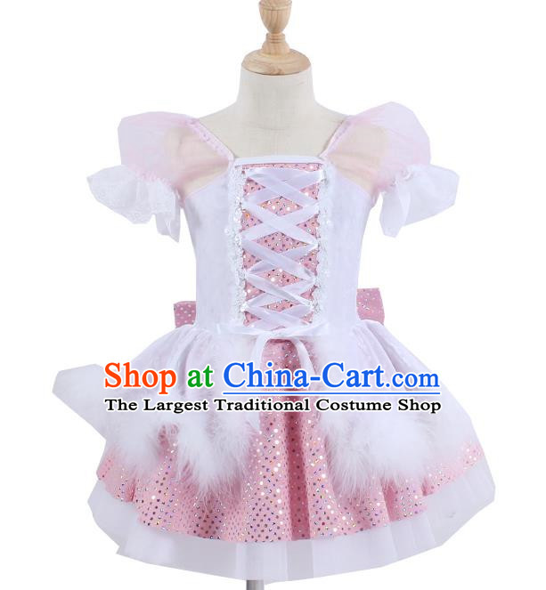 Children Spring And Autumn Ballet Dance Dress Cute Princess Dress Stage Dress Event Performance Costume