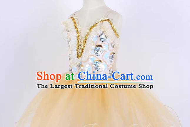 Children Girl Gauze Skirt Tutu Skirt Ballet Dance Dress Costume Stage Costume