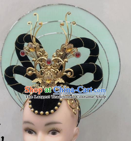 Dunhuang Dance Headdress Flying Classical Performance Lotte Silk Road Performance Headdress National Dance Art Examination Headwear