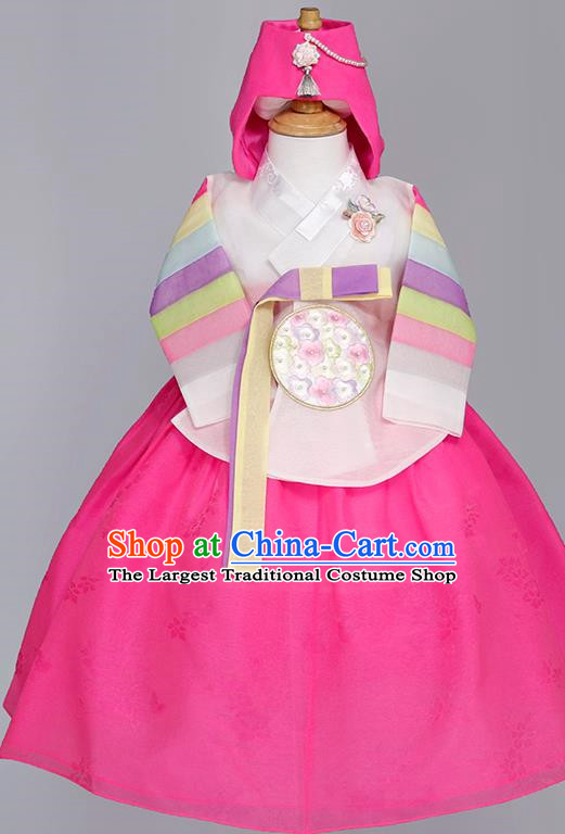 Children Hanbok Korean Girl Baby 100th Birthday Dress