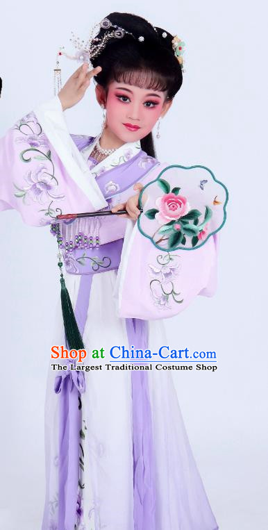 Huadan Clothing Red Silk Wrong Pomegranate Flower Pomegranate Moon Costume Performance Children Yue Opera Costumes