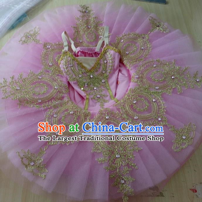 Swan Lake Ballet Skirt Children Sleeping Beauty Sling Ballet Little Swan Tuttu Fluffy Skirt Professional Costumes