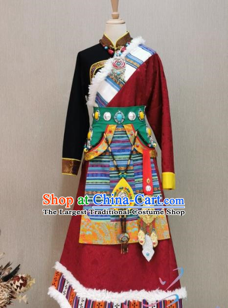 Women Tibetan Robe Tibetan National Style Tibetan Clothing