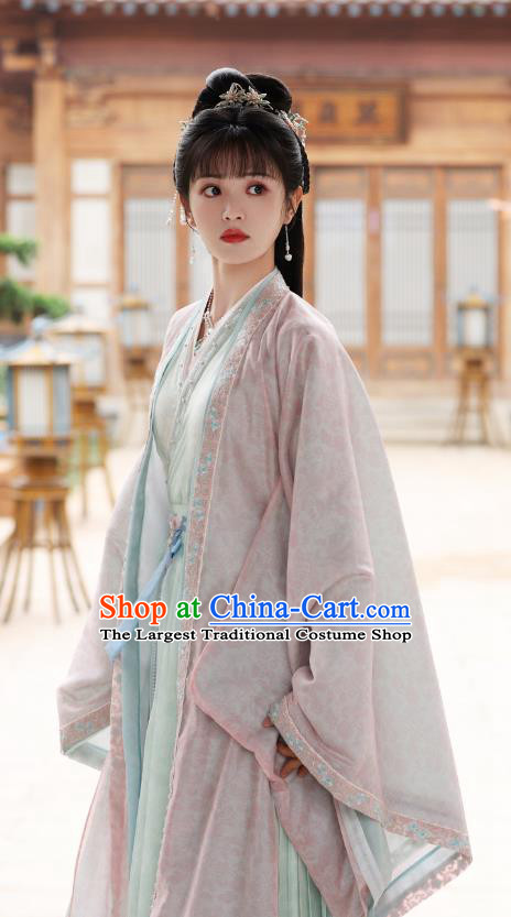 China Traditional Female Costumes Ancient Princess Dress Romantic TV Series New Life Begins Li Wei Clothing