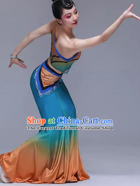 Xishuangbanna Dai Costume Female Dai Dance Costume Art Test Dai Dance Performance Costume Children Dai Dance Skirt