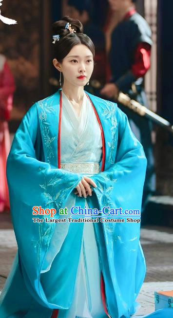 Oriental Ancient Beauty Clothing TV Series Destined Chang Feng Du Liu Yu Ru Replica Dress Chinese Song Dynasty Young Mistress Costumes