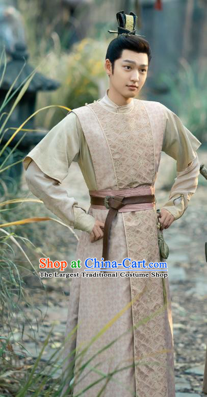 China Ancient Song Dynasty Young Childe Garment Costumes Mystery TV Series Young Blood Scholar Wei Yuan Clothing