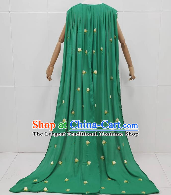 Drama Hua Dan Cloak Ancient Costume Yue Opera Huangmei Opera Costume Cloak With Gold Embroidery