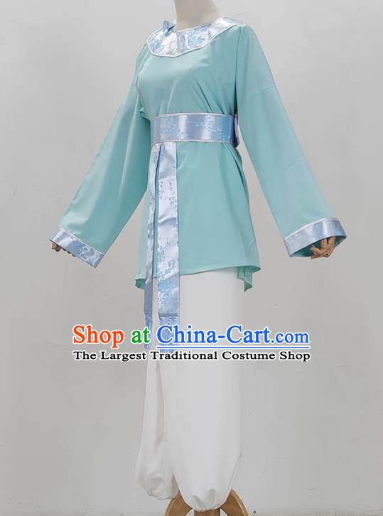 Yue Opera Splitting The Mountain To Save Mother Agarwood Costume Ancient Costume Round Neck Book Children Clothes Huangmei Opera Performance Clothes Baby Clothes