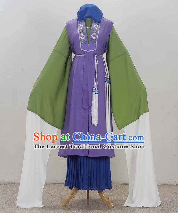 Yue Opera Lao Dan Costumes Ancient Costumes Film And Television Huangmei Opera Performance Costumes Kudan Tragedy Costumes