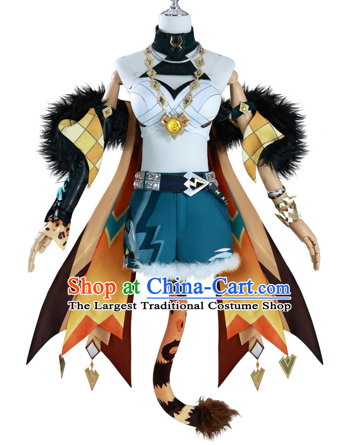 Genshin Impact Hinonen Outfit Halloween Cosplay Costume Comic Con Clothing