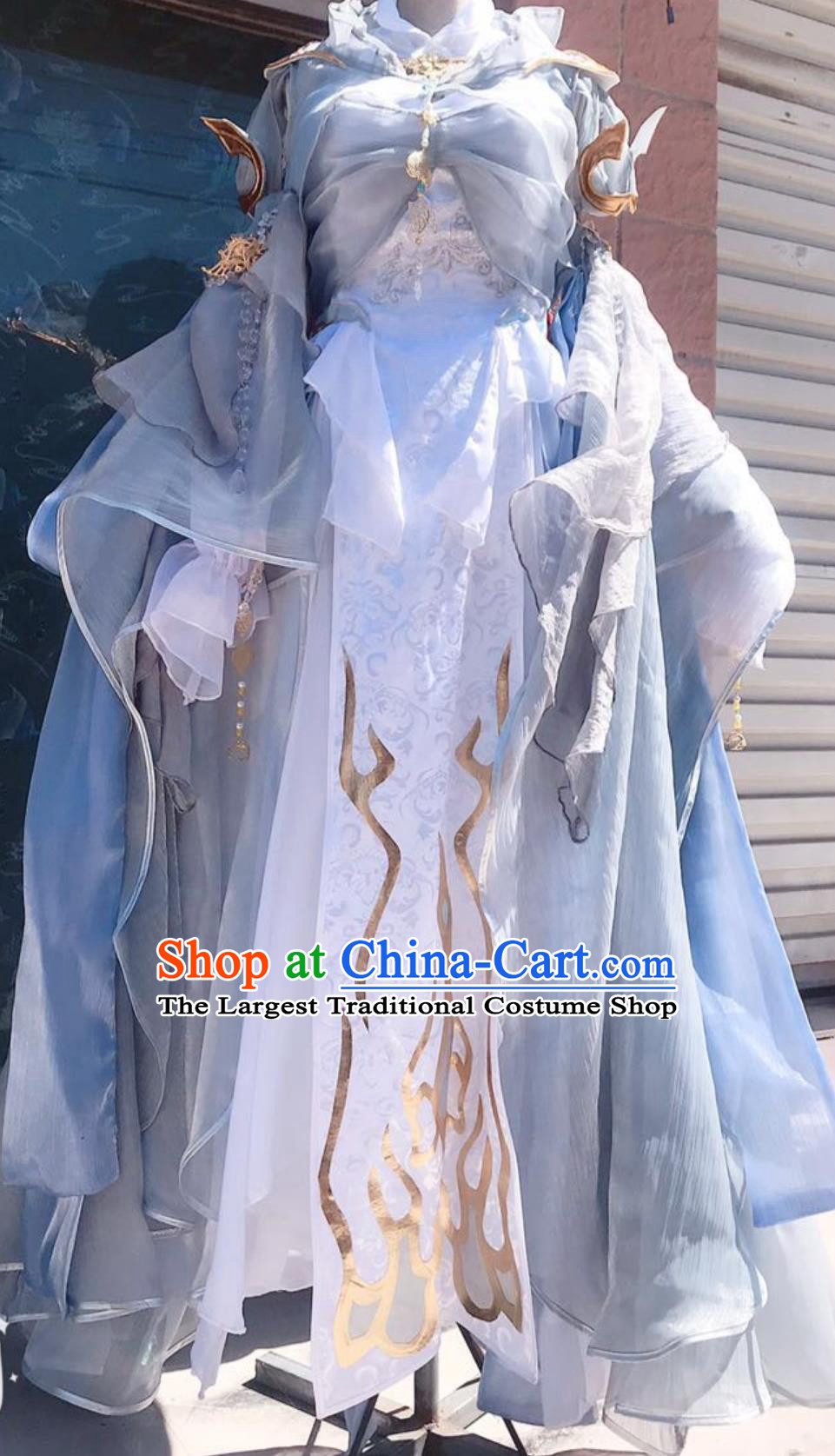 Cosplay Online Game Sword Heroes Fate Penglai Princess Costume China Wuxia Swordswoman Dress Ancient Chinese Fairy Clothing