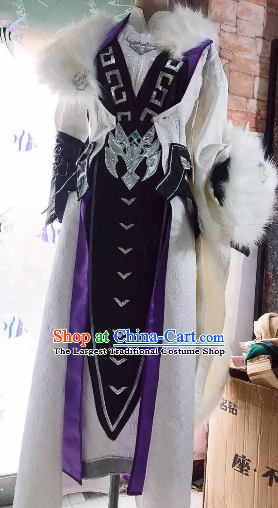 Cosplay Online Game Sword Heroes Fate Baodao Villa Hero Costume China Wuxia Warrior Outfit Ancient Chinese Swordsman Clothing