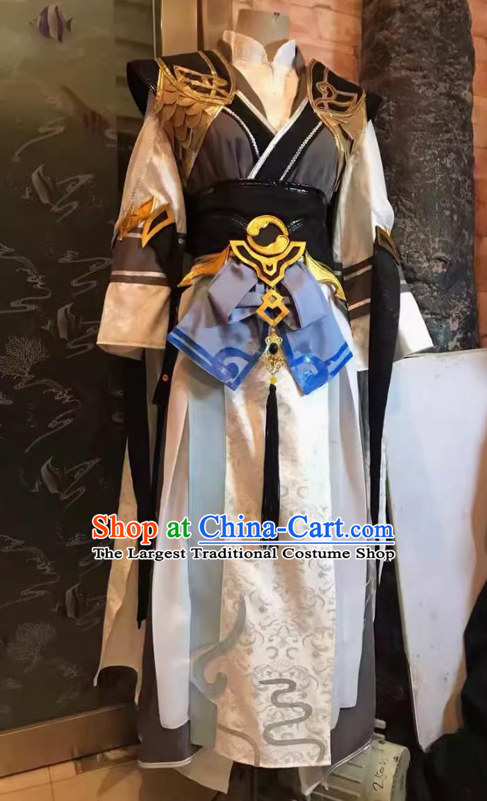Cosplay Online Game Sword Heroes Fate Chunyang Temple Young Hero Costume China Wuxia Warrior Outfit Ancient Chinese Clothing