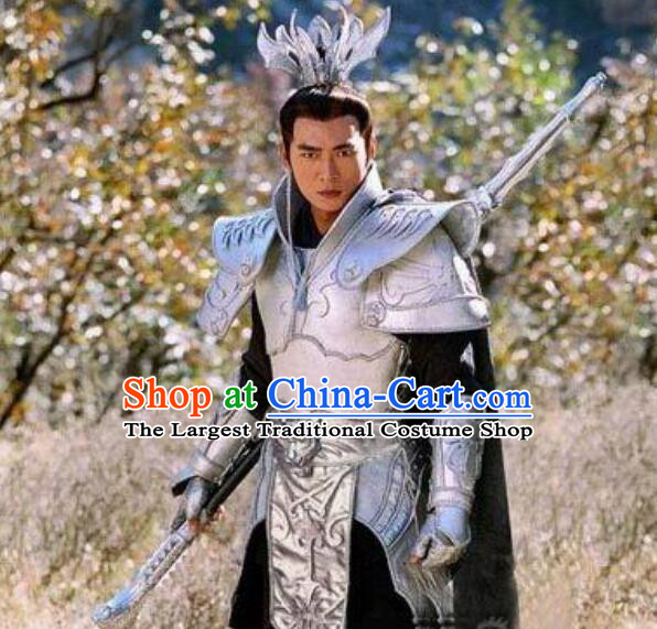 Chinese TV Drama Lotus Lantern Erlang Er Lang God Costume Ancient China Warrior Deity Yang Jian Clothing
