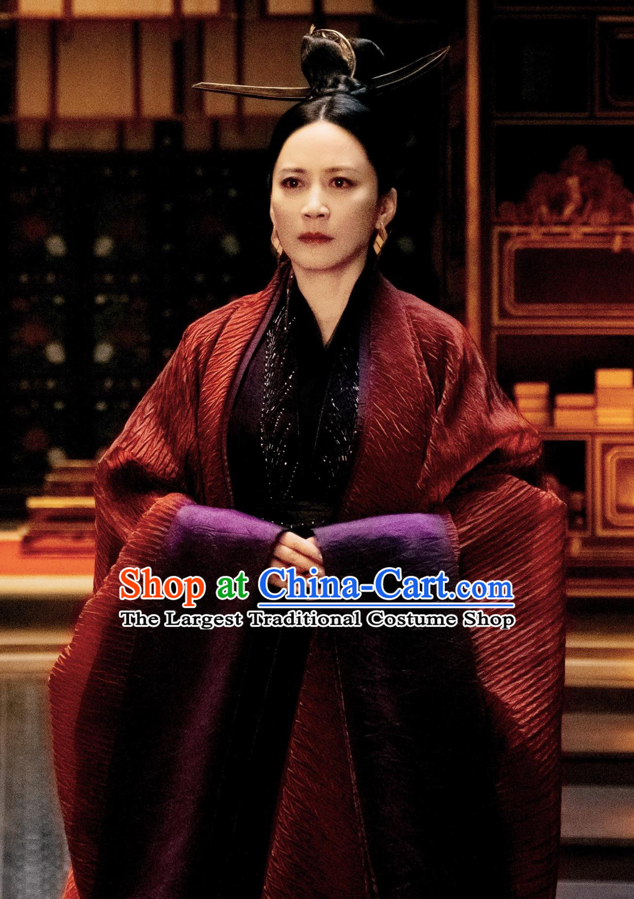 Traditional Chinese Hanfu Dress TV Series Qing Yu Nian Empress Costume Ancient China Noble Queen Clothing