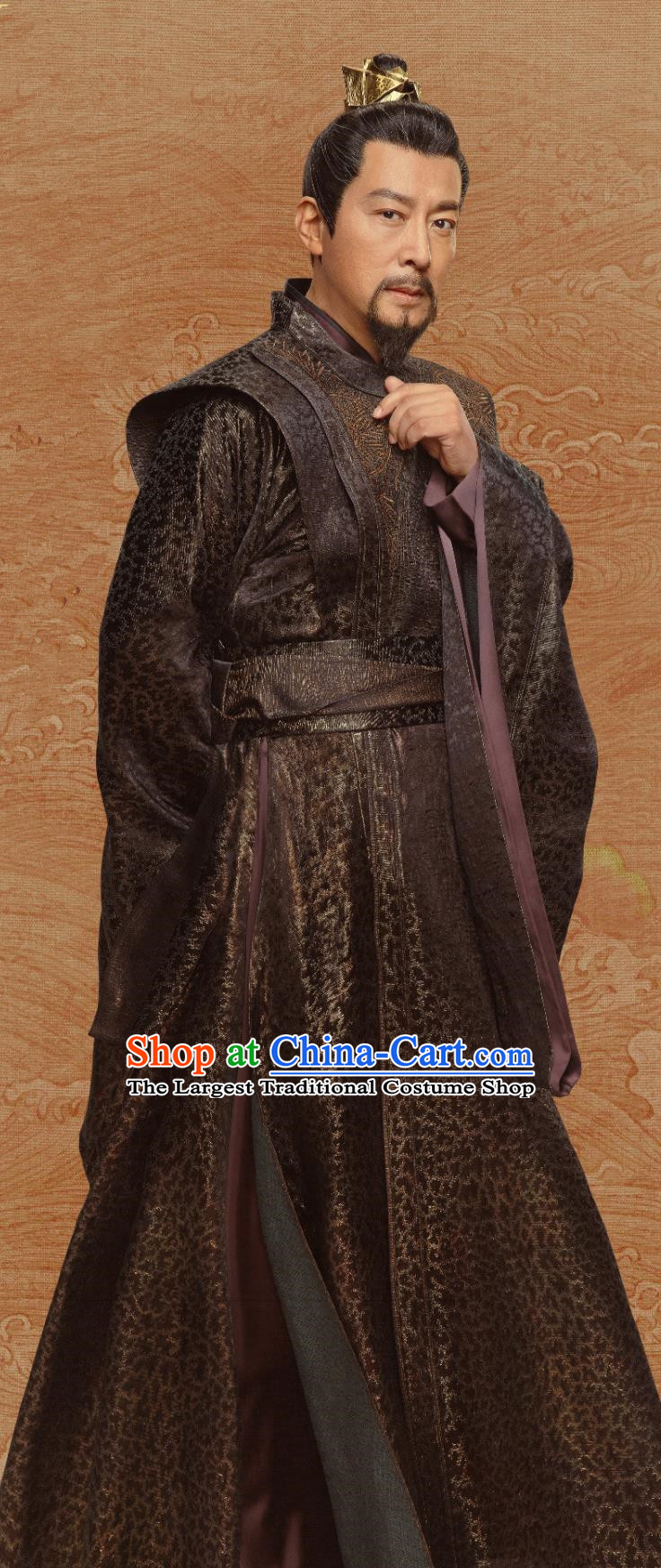 Ancient China Royal Gentleman Clothing Traditional Chinese Hanfu TV Series Qing Yu Nian Prime Minister Lin Ruo Fu Costume