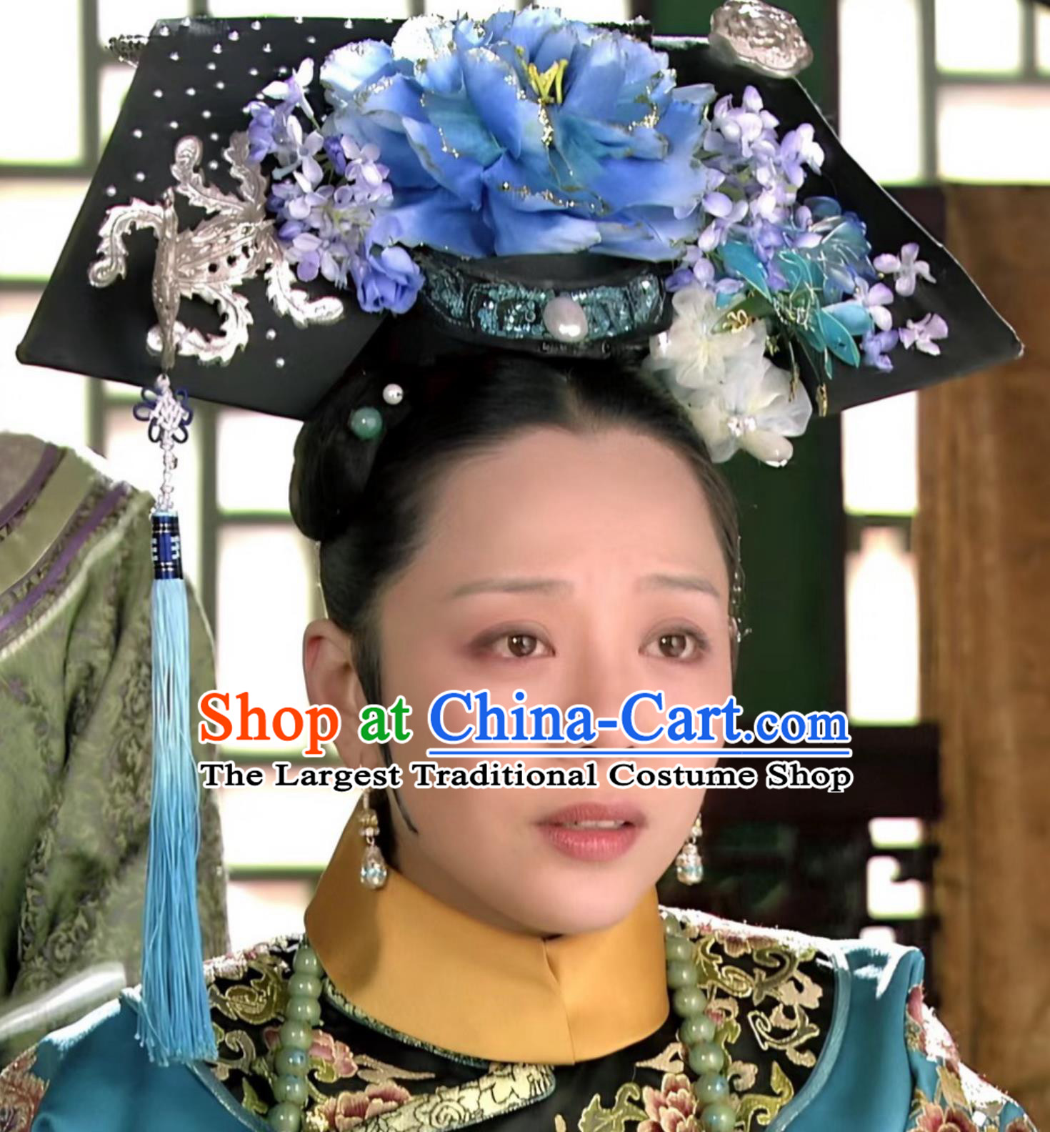 China Qing Dynasty Empress Hat Traditional Chinese Court Headdress TV Series Empresses in the Palace Imperial Concubine Jing Headgear