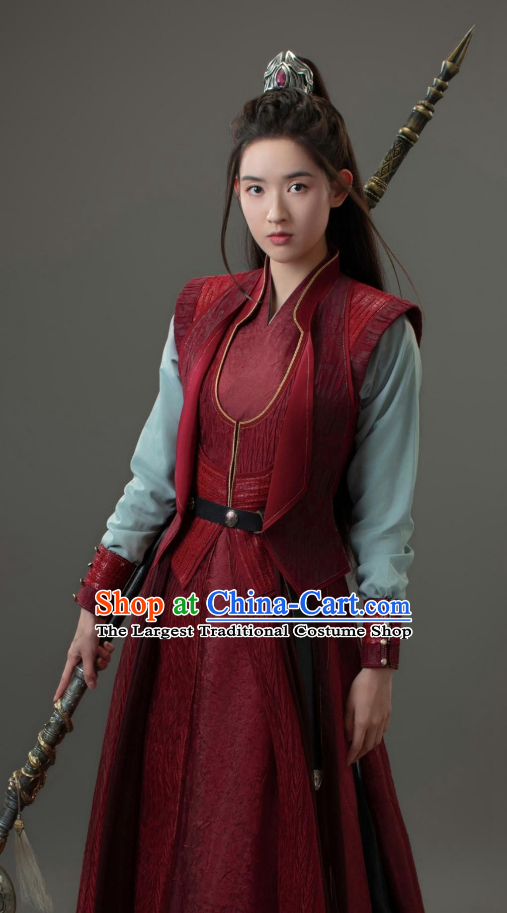 Ancient China Female Swordsman Clothing Traditional Chinese Hanfu Dress TV Series Drama Tiger and Crane General Zhao Xin Tong Costume