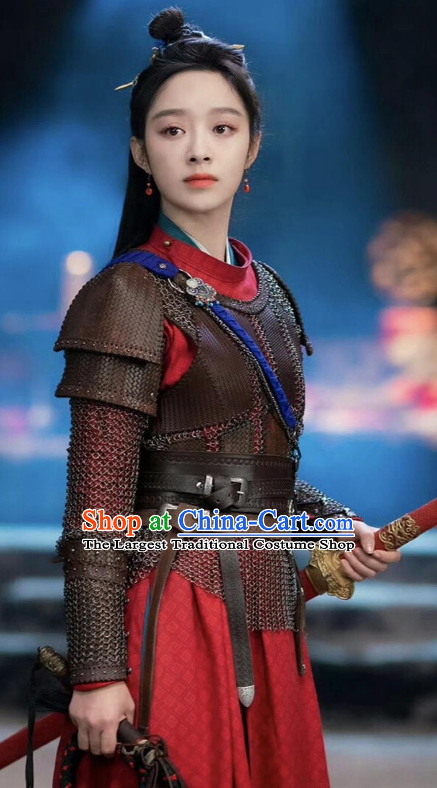 Traditional Chinese Xianxia Drama Swordswoman Hanfu TV Series Sword and Fairy Lin Yue Ru Costume Ancient China Heroine Clothing