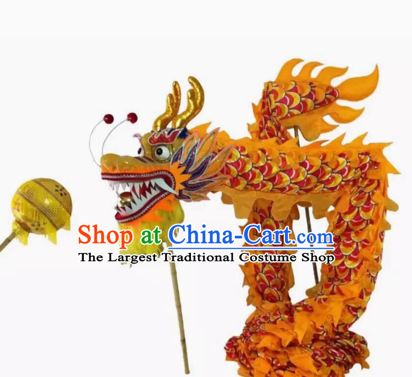 Chinese New Year Performance Dragon Dance Costumes Complete Set for Three People